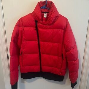 Oiselle Red Puffer Jacket